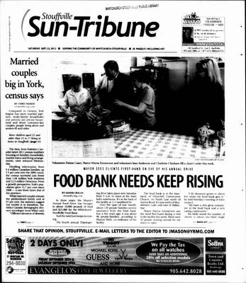 Stouffville Sun-Tribune (Stouffville, ON), 22 Sep 2012