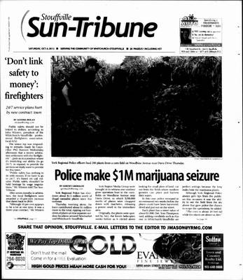 Stouffville Sun-Tribune (Stouffville, ON), 6 Oct 2012