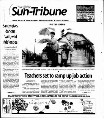 Stouffville Sun-Tribune (Stouffville, ON), 1 Nov 2012