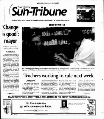 Stouffville Sun-Tribune (Stouffville, ON), 15 Nov 2012