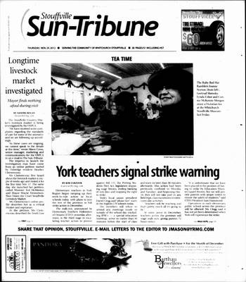 Stouffville Sun-Tribune (Stouffville, ON), 29 Nov 2012