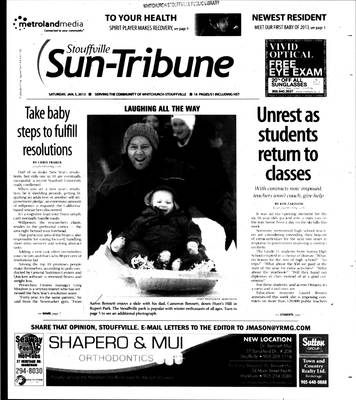 Stouffville Sun-Tribune (Stouffville, ON), 5 Jan 2013