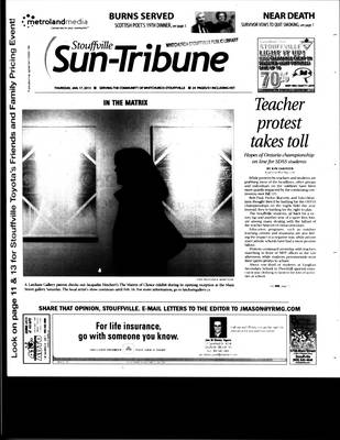 Stouffville Sun-Tribune (Stouffville, ON), 17 Jan 2013