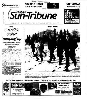 Stouffville Sun-Tribune (Stouffville, ON), 19 Jan 2013