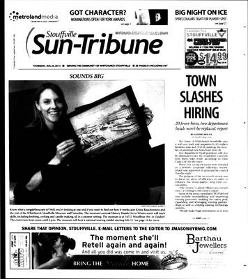 Stouffville Sun-Tribune (Stouffville, ON), 24 Jan 2013