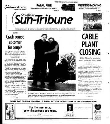 Stouffville Sun-Tribune (Stouffville, ON), 14 Feb 2013