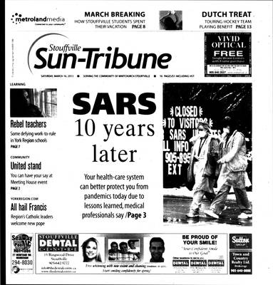 Stouffville Sun-Tribune (Stouffville, ON), 16 Mar 2013