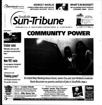 Stouffville Sun-Tribune (Stouffville, ON), 23 Mar 2013