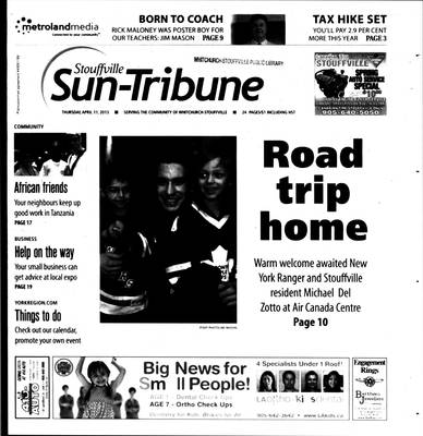 Stouffville Sun-Tribune (Stouffville, ON), 11 Apr 2013