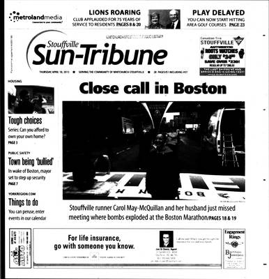 Stouffville Sun-Tribune (Stouffville, ON), 18 Apr 2013