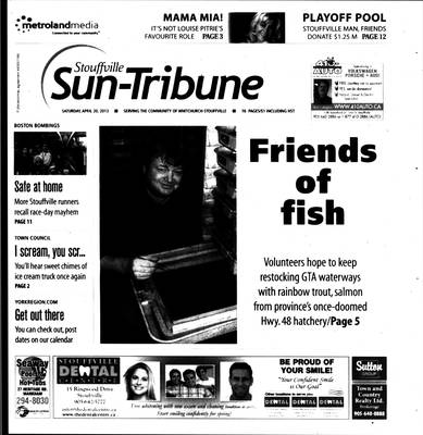 Stouffville Sun-Tribune (Stouffville, ON), 20 Apr 2013