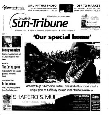 Stouffville Sun-Tribune (Stouffville, ON), 4 May 2013