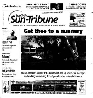 Stouffville Sun-Tribune (Stouffville, ON), 23 May 2013