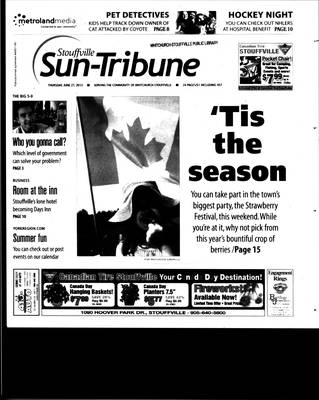 Stouffville Sun-Tribune (Stouffville, ON), 27 Jun 2013