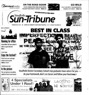 Stouffville Sun-Tribune (Stouffville, ON), 4 Jul 2013