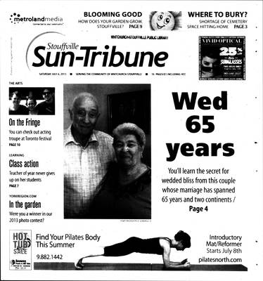 Stouffville Sun-Tribune (Stouffville, ON), 6 Jul 2013