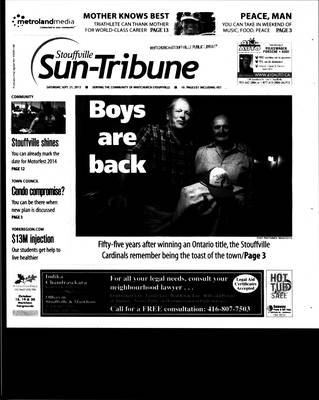 Stouffville Sun-Tribune (Stouffville, ON), 21 Sep 2013