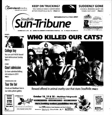 Stouffville Sun-Tribune (Stouffville, ON), 5 Oct 2013