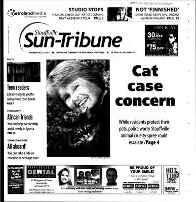 Stouffville Sun-Tribune (Stouffville, ON), 12 Oct 2013