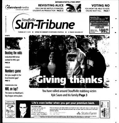 Stouffville Sun-Tribune (Stouffville, ON), 17 Oct 2013