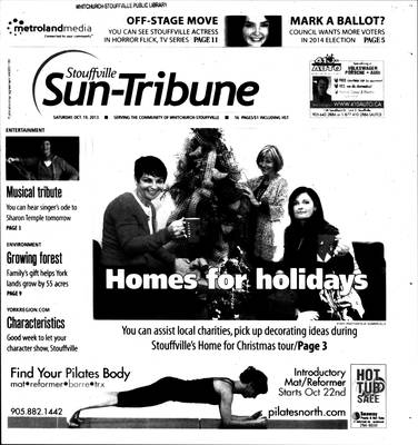 Stouffville Sun-Tribune (Stouffville, ON), 19 Oct 2013