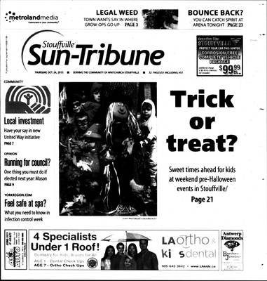 Stouffville Sun-Tribune (Stouffville, ON), 24 Oct 2013