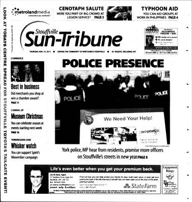 Stouffville Sun-Tribune (Stouffville, ON), 14 Nov 2013