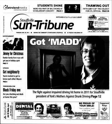 Stouffville Sun-Tribune (Stouffville, ON), 28 Nov 2013