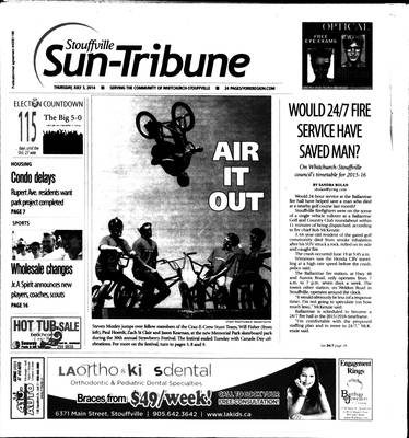 Stouffville Sun-Tribune (Stouffville, ON), 3 Jul 2014