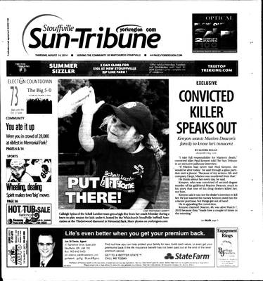 Stouffville Sun-Tribune (Stouffville, ON), 14 Aug 2014