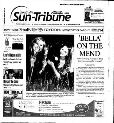 Stouffville Sun-Tribune (Stouffville, ON), 21 Aug 2014