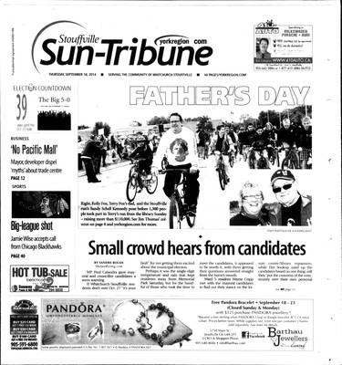 Stouffville Sun-Tribune (Stouffville, ON), 18 Sep 2014