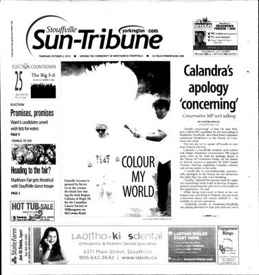 Stouffville Sun-Tribune (Stouffville, ON), 2 Oct 2014