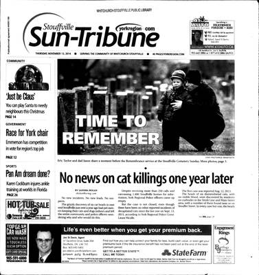 Stouffville Sun-Tribune (Stouffville, ON), 13 Nov 2014