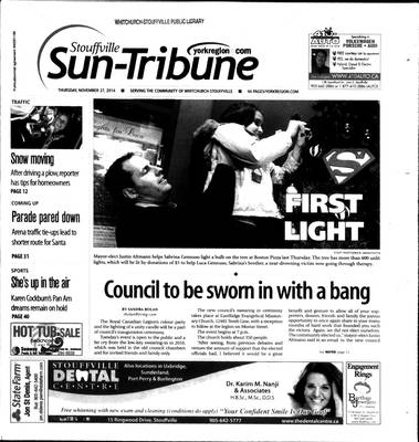 Stouffville Sun-Tribune (Stouffville, ON), 27 Nov 2014