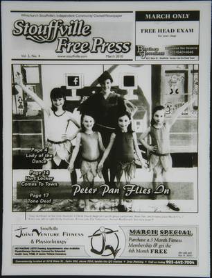 Stouffville Free Press (Stouffville Ontario: Stouffville Free Press Inc.), 1 Mar 2010