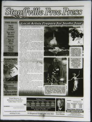 Stouffville Free Press (Stouffville Ontario: Stouffville Free Press Inc.), 1 Oct 2007