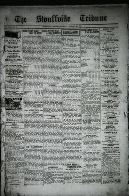 Stouffville Tribune (Stouffville, ON), 6 Jan 1927