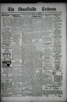 Stouffville Tribune (Stouffville, ON), 24 Mar 1927