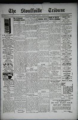 Stouffville Tribune (Stouffville, ON), 31 Mar 1927