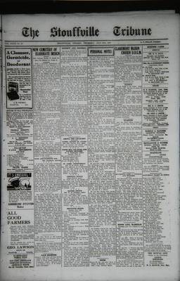 Stouffville Tribune (Stouffville, ON), 28 Jul 1927