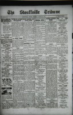 Stouffville Tribune (Stouffville, ON), 27 Oct 1927