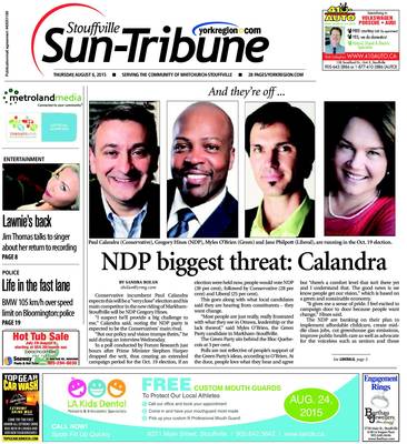 Stouffville Sun-Tribune (Stouffville, ON), 6 Aug 2015