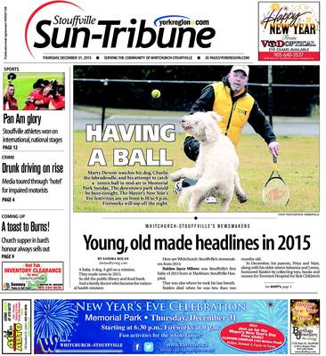 Stouffville Sun-Tribune (Stouffville, ON), 31 Dec 2015