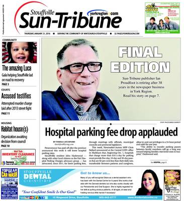 Stouffville Sun-Tribune (Stouffville, ON), 21 Jan 2016