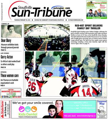 Stouffville Sun-Tribune (Stouffville, ON), 18 Feb 2016