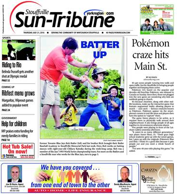 Stouffville Sun-Tribune (Stouffville, ON), 21 Jul 2016