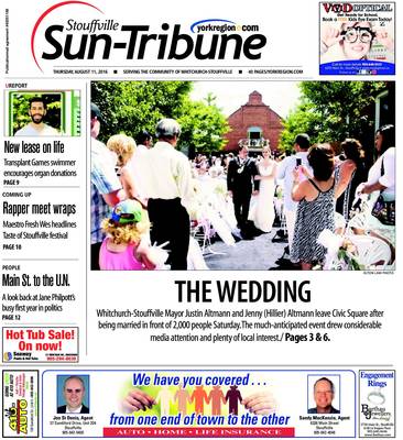 Stouffville Sun-Tribune (Stouffville, ON), 11 Aug 2016