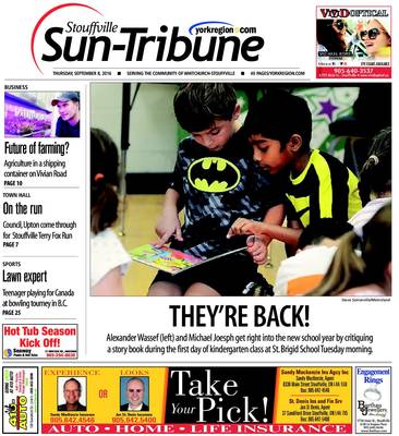 Stouffville Sun-Tribune (Stouffville, ON), 8 Sep 2016