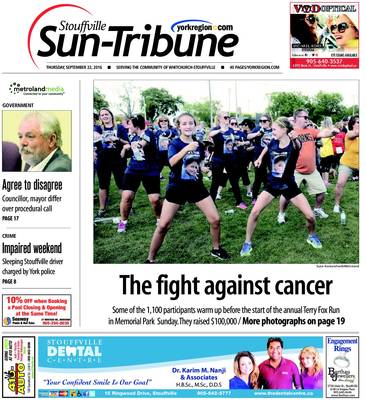 Stouffville Sun-Tribune (Stouffville, ON), 22 Sep 2016